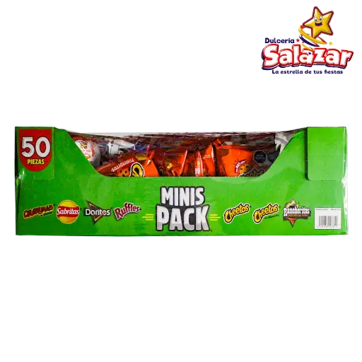 [SON0041] SABRIMINIS SURTIDA CHAROLA MINIS PACK SABRITAS - CH.50P- "C/1/50"
