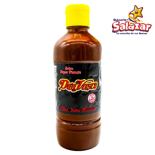 [DVA0003] SALSA DON VASCO NEGRA -BOT.360ML- "C/24/1"