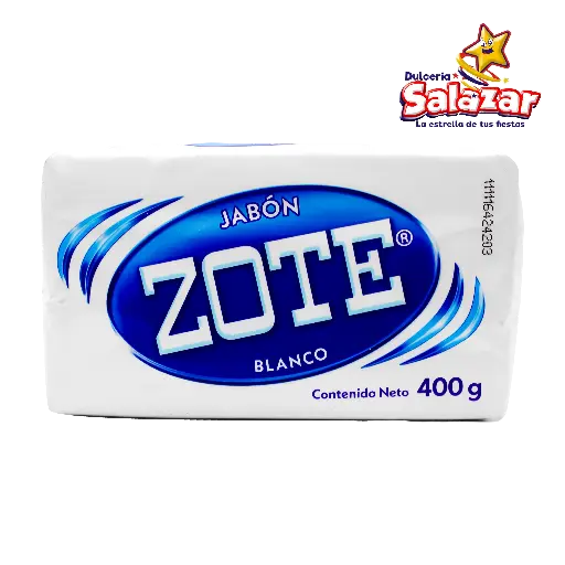 [ABARROTE0106] JABON ZOTE BLANCO -B.400G- "C/25/1" 