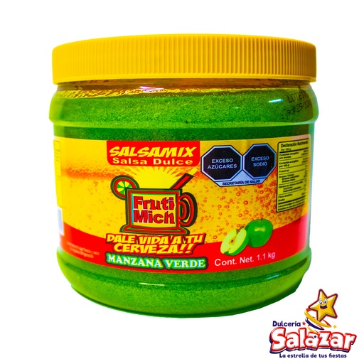 [SALS0035] SALSAMIX MANZANA VERDE FRUTIMICH -V.1.1KG-  "C/12/1"