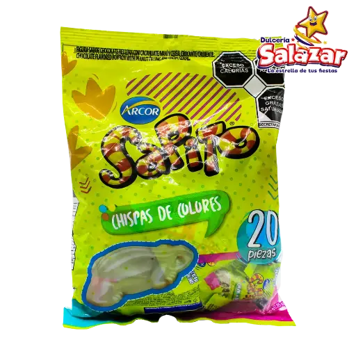 [DOS0088] CHOCOLATE SAPITO CHISPAS DE COLORES ARCOR -B.200G- "C/12/20"