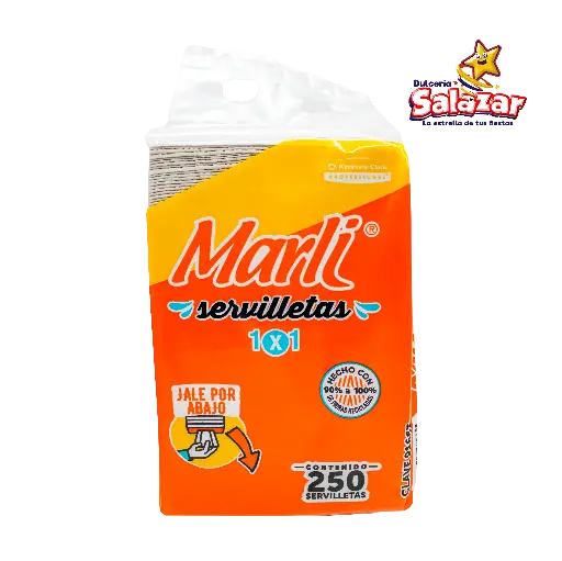 [MPP0001] SERVILLETA PAPEL MARLI -B.250PZA- "C/24/1"