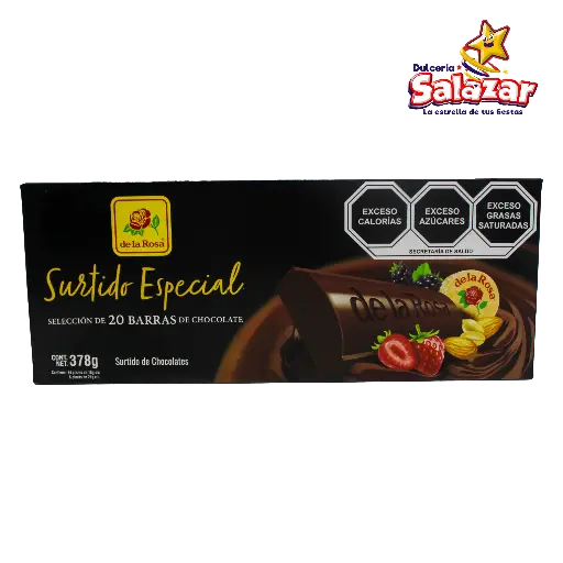 [ROS0502] SURTIDO ESPECIAL CHOCOLATE DLR -D.378G- "C/16/20"