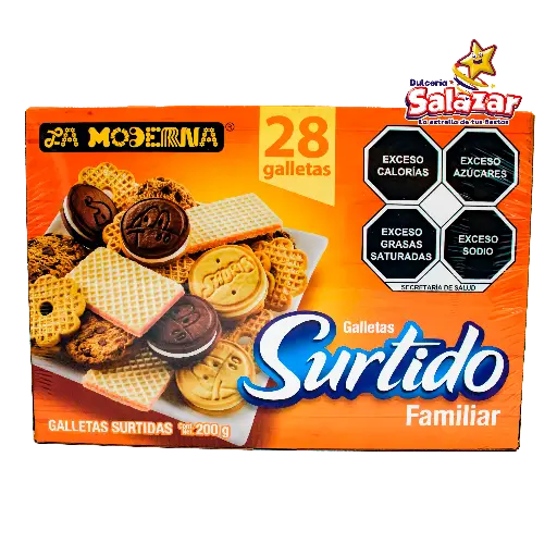 [MOD0022] SURTIDO NAVIDAD LA MODERNA -D.200G- "C/20/1"