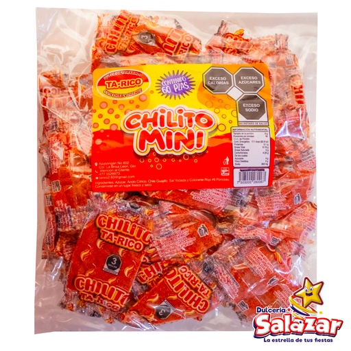 [TA0003] TA-RICO CHILITO MINI -B.60PZA- "C/40/60"