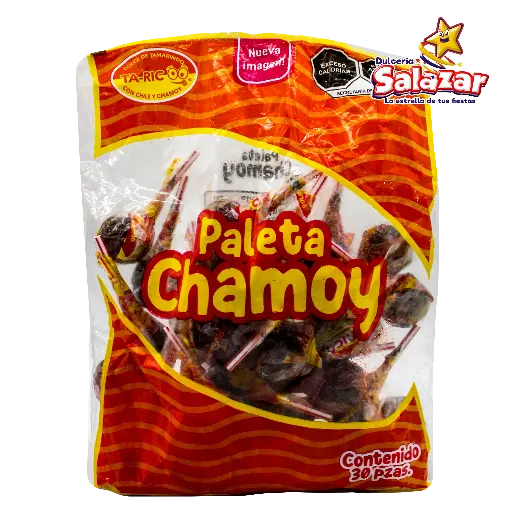 [TA0006] PALETA TA-RICO  CHAMOY -B.30PZA- "C/30/30"
