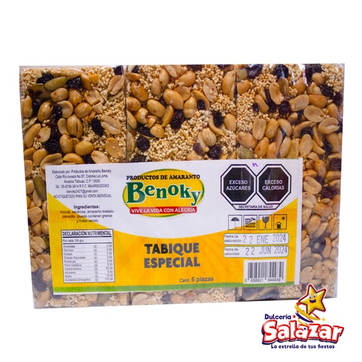[PBE0003] TABIQUE ESPECIAL BENOKY -B.6PZA- "C/13/1"
