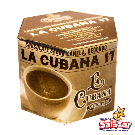[CUB0003] TABLILLA CHOCOLATE LA CUBANA -D.270G- "C/48/3"
