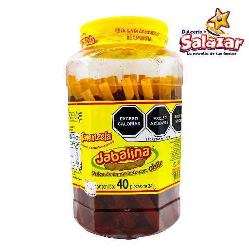 [MAN0012] TAMARINDO BANDERILLA CHILE GRANDE TAMANZELA -V.40PZA- "C/6/40"