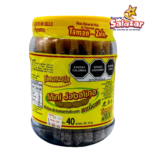 [MAN0011] TAMARINDO BANDERILLA MINI AZUCAR TAMANZELA -V.40PZA- "C/12/40"