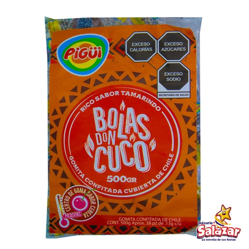 [PIG0005] TAMARINDO BOLAS DON CUCO PIGÜI -B.500G "C/12/38"