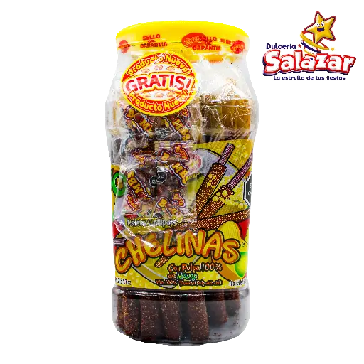 [TAY0007] TAMARINDO CHELINAS MANGO C/CHILE TARRY -V.900GR- "C/9/50"