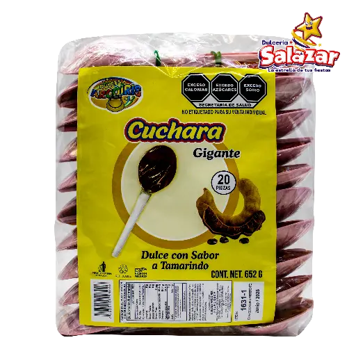 [ARC0001] TAMARINDO CUCHARA ARCOIRIS GIGANTE -B.652G- "C/15/20"