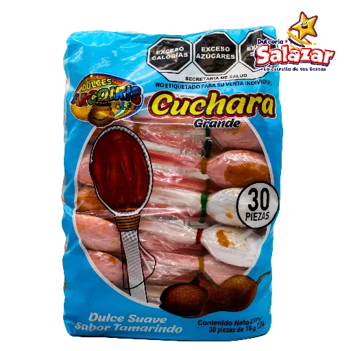 [ARC0002] TAMARINDO CUCHARA ARCOIRIS TAM GRANDE -B.450G- "C/20/30"