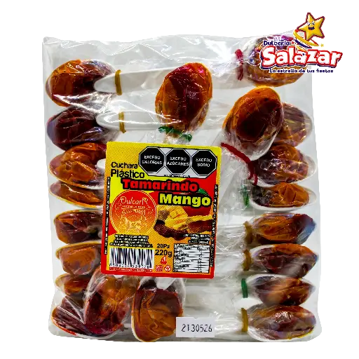 [CRA0007] TAMARINDO CUCHARA PLASTICO BISABOR CORTAZAR -B.220G- "C/20/20"