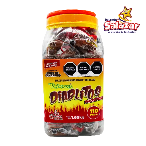 [CUB0001] TAMARINDO DIABLITOS ENCHILADO TAMARINDO -V.1.65KG- "C/6/100"