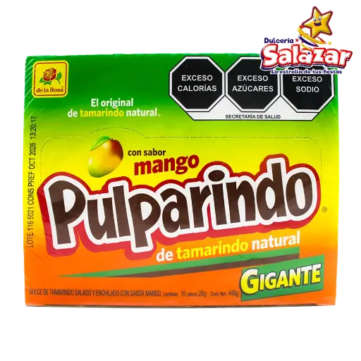[ROS0017] TAMARINDO PULPARINDO GIGANTE MANGO DLR -D.448GR- "C/20/16"