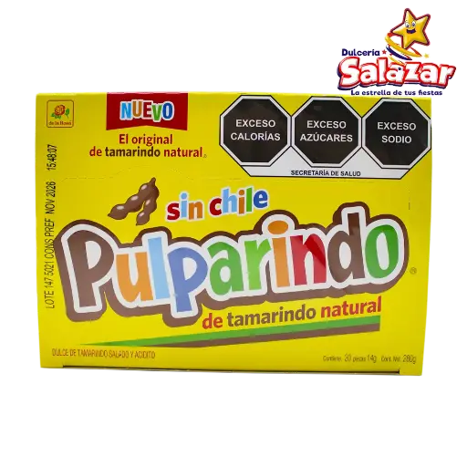 [ROS0007] TAMARINDO PULPARINDO SIN CHILE DLR -D.280GR- "C/32/20"