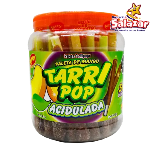 [TAY0001] TAMARINDO TARRY POP MANGO  ACIDULADA -V.540GR - "C/12/50"