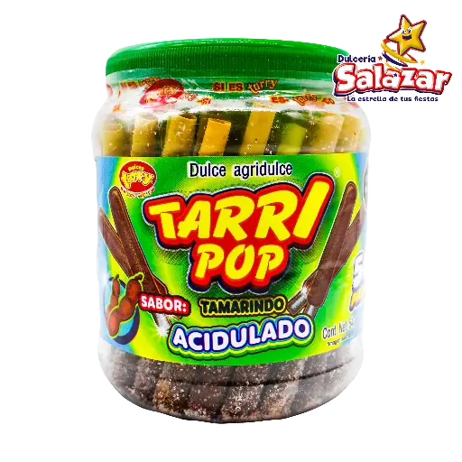 [TAY0043] TAMARINDO TARRYPOP TAMARINDO AZUCAR -V.540GR- "C/12/50"