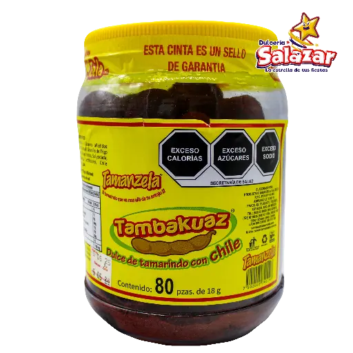 [MAN0008] TAMARINDO TARUGO CHILE TAMANZELA -V.80PZA- "C/12/80"