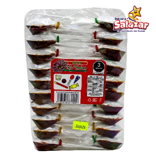 [VIO0064] TAMARINDO VIOLETA CUCHARA PLASTICO TAMARINDO -B.20PZA- "C/28/1"