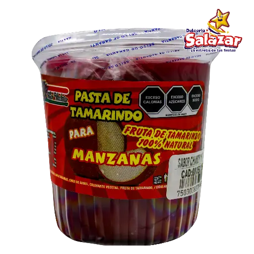 [VIO0027] TAMARINDO VIOLETA PASTA MANZANA ROJA P/MANZANA -BOT.1KG- "C/16/1"