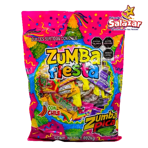 [ZUM0006] TAMARINDO ZUMBA FIESTA SURTIDO -B.978G- "C/6/1"