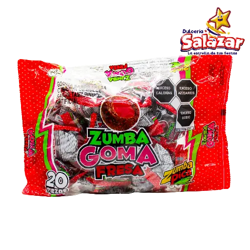 [ZUM0062] TAMARINDO GOMA MIX FRESA/TAM ZUMBA -B.440G- "C/20/20"