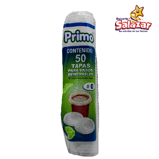 [PRI0011] TAPA PLASTICO #0 PRIMO -B.50PZA- "C/40/50"