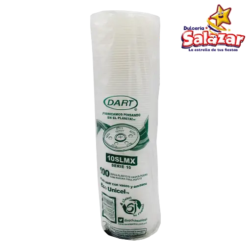 [DAR0021] TAPA PLASTICO DART #10 10SLMX C/RANURA "C/10/100"