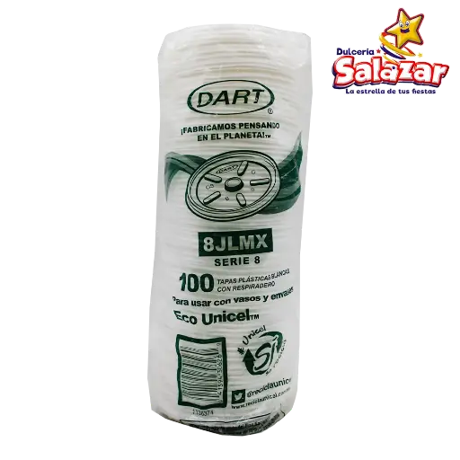 [DAR0022] TAPA PLASTICO DART #8 8JLMX "C/10/100"