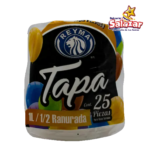 [REYM0467] TAPA RANURADA P/VASO TERMICO 1 Y 1/2 LITRO REYMA TVT1LTR -B.25P- "C/20/25"     