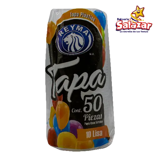 [REYM0436] TAPA LISA P/VASO TERMICO No. 10 REYMA TVT10 -B.50PZA- "C/20/50"