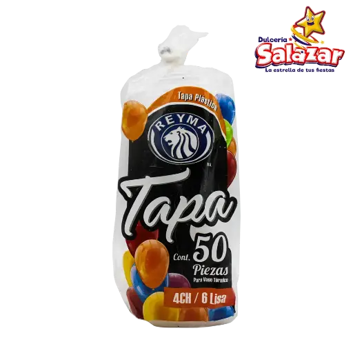 [REYM0434] TAPA LISA P/VASO TERMICO No. 4CH / 6 REYMA VT4CH6        -B.50PZA- "C/20/50"