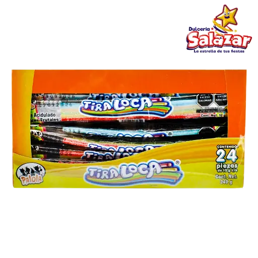 [DEL0425] TIRA LOCA DULCE ACIDULADO DELICIAS -D.240G- "C/18/24"