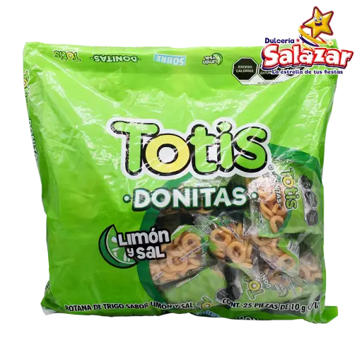 [TOT0001] TOTIS DONITA SAL Y LIMON -B.250G- "C/10/25"