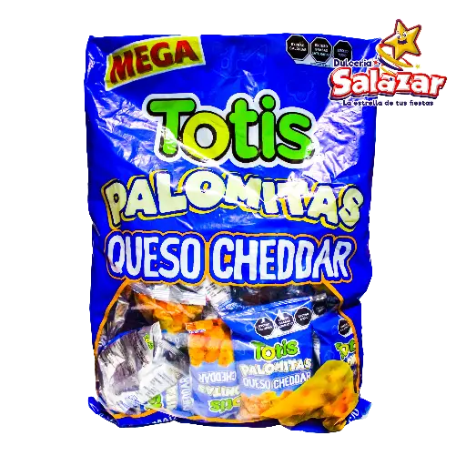 [TOT0010] TOTIS MEGA PALOMITA QUESO -B.384G- "C/10/24"