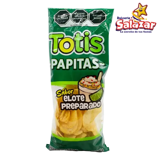 [TOT0118] TOTIS PAPITAS SABOR ELOTE -B.90GR- "C/40/90GR"