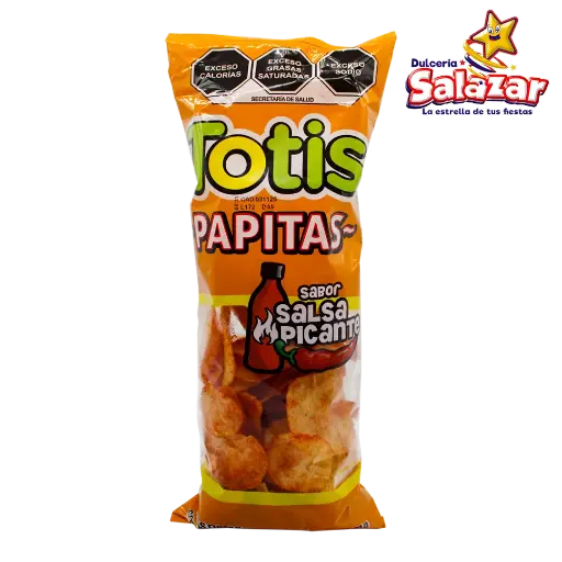 [TOT0101] TOTIS PAPITAS SALSA PICANTE -B.90GR- "C/40/90"