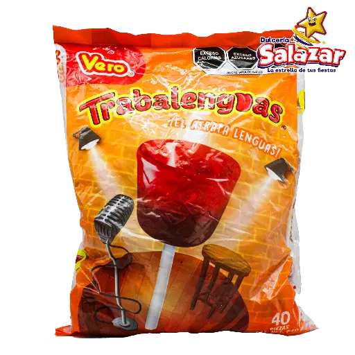 [VER0215] PALETA TRABALENGUAS VERO -B.640G- "C/24/40"