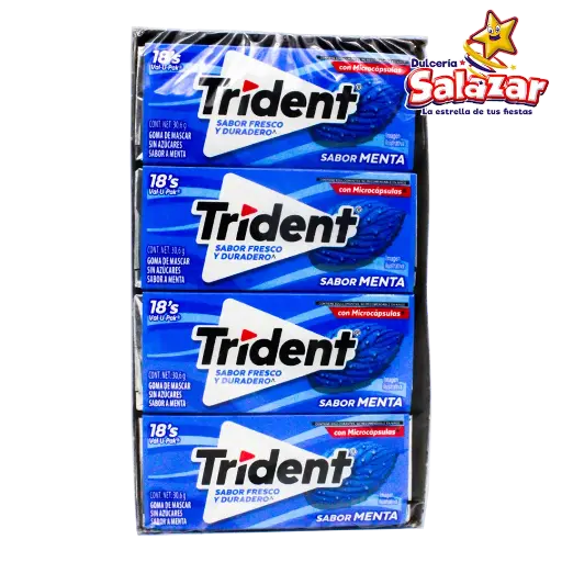 [ADA0235] CHICLE TRIDENT VALUPACK MENTA -D.367.2G- "C/12/12"