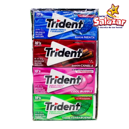 [ADA0010] CHICLE TRIDENT VALUPACK SURTIDO -D.367.2G- "C/12/12"