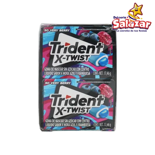[ADA0014] CHICLE TRIDENT X-TWIST  SO VERY BERRY -D.139.68G.- "C/18/8"