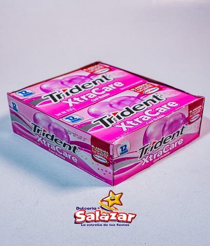 [ADA0169] CHICLE TRIDENT XTRACARE COOL BUBBLE -D.163.2G- "C/32/12"