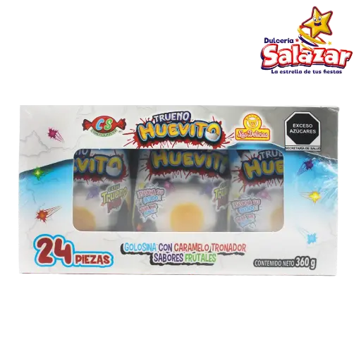 [DEL0038] TRUENO HUEVITO LAS DELICIAS -D.360G.- "C/12/24"