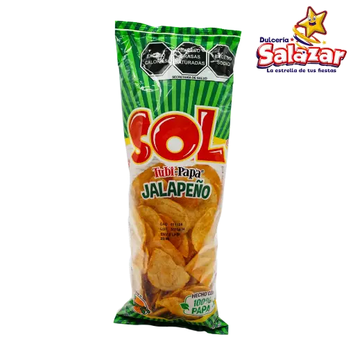 [SOL0013] TUBI-PAPA JALAPEÑO SOL -B.100G- "C/40/1"