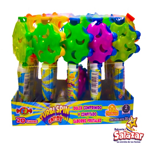 [DEL0043] TURBI SPIN CANDY LAS DELICIAS -D.30G- "C/18/20"