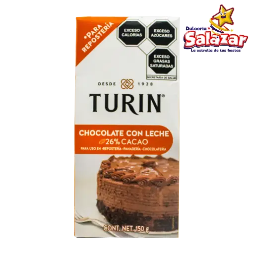 [TUR0061] TURIN  TABLILLA LECHE -D.150G- "C/12/1"