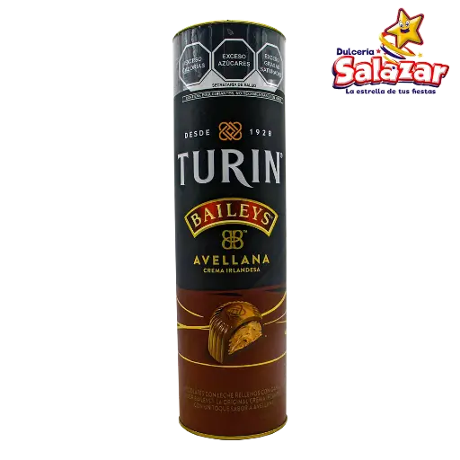 [TUR0028] TURIN BAILEYS AVELLANA TUBO -D.180G- "C/6/1"